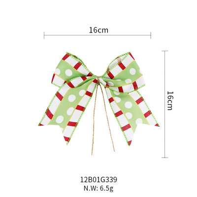 Božićni ukrasi Vrpce Poklon Mašne Kravate Girlande Mašne Svjetlucavi viseći vijenci Ukrasi za drvce Na otvorenom U zatvorenom Kućna zabava