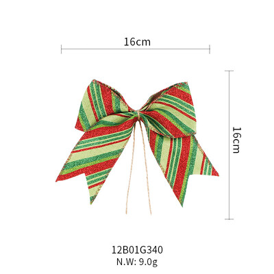 Božićni ukrasi Vrpce Poklon Mašne Kravate Girlande Mašne Svjetlucavi viseći vijenci Ukrasi za drvce Na otvorenom U zatvorenom Kućna zabava