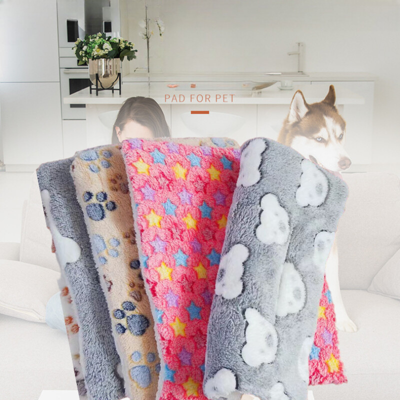 Podebljana flanelska topla prostirka za pse za jesen i zimu Udobna i meka prostirka za spavanje za kućne ljubimce za mačke i gnijezda kućnih ljubimaca