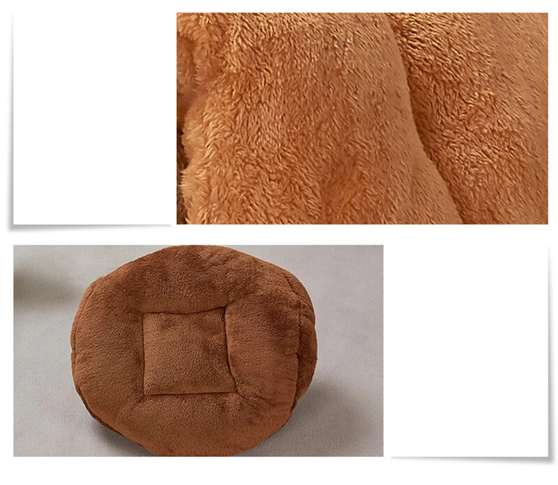 Covoraș pentru sac de dormit Pat pentru pisici Câini Cuib moale Pat pentru canisa Casă peșteră Pad Cort Iarnă Căldură Paturi confortabile Accesorii