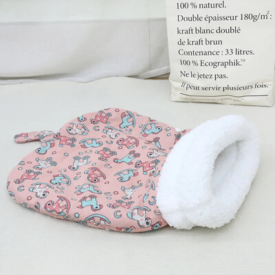 Jesenska i zimska topla vreća za spavanje za kućne ljubimce, toplo gnijezdo za mačke od janjećeg runa, rupa za bušenje, posteljina, poluzatvoreno gnijezdo za pse, prikladno za pse