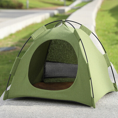 Krevet za šator za mačke za kućne ljubimce, zatvorena vodootporna kućica za spavanje za mačke, krevet za štene, odvojiva prijenosna kućica za male pse, mačke, vanjsko gnijezdo za mačke