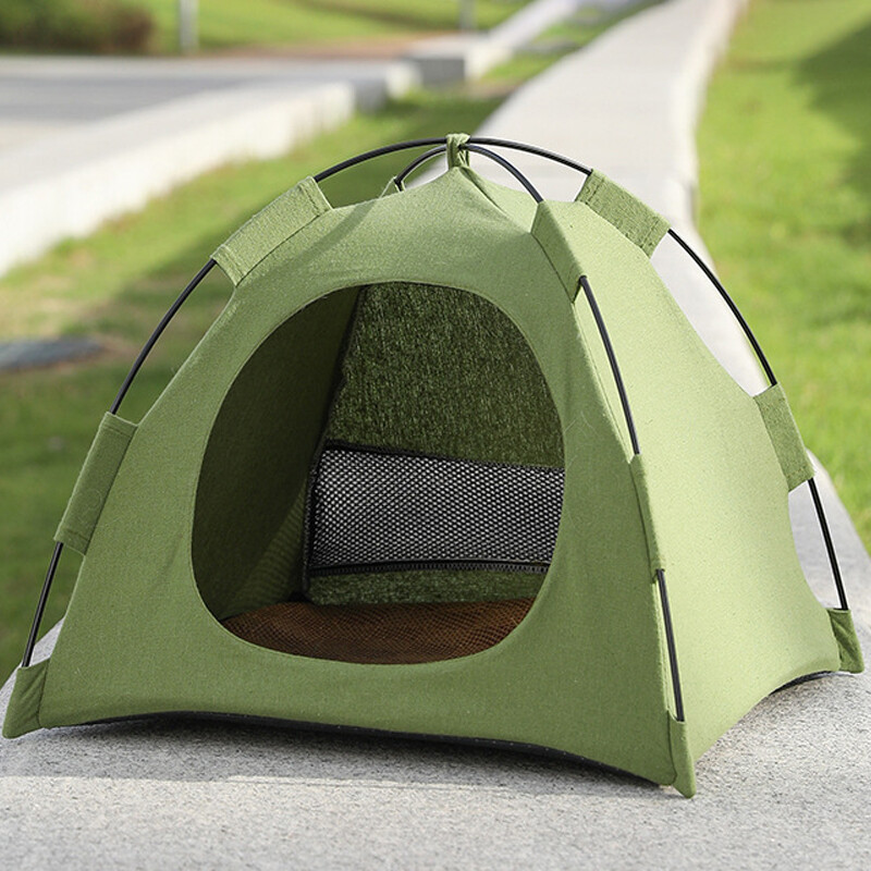Krevet za šator za mačke za kućne ljubimce, zatvorena vodootporna kućica za spavanje za mačke, krevet za štene, odvojiva prijenosna kućica za male pse, mačke, vanjsko gnijezdo za mačke