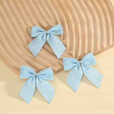 10 buc 7x7,5 cm Roșu Negru Verde Plaid Panglică Fundă Ornamente pentru Pomul de Crăciun Decorație En-gros Cravată Cravată