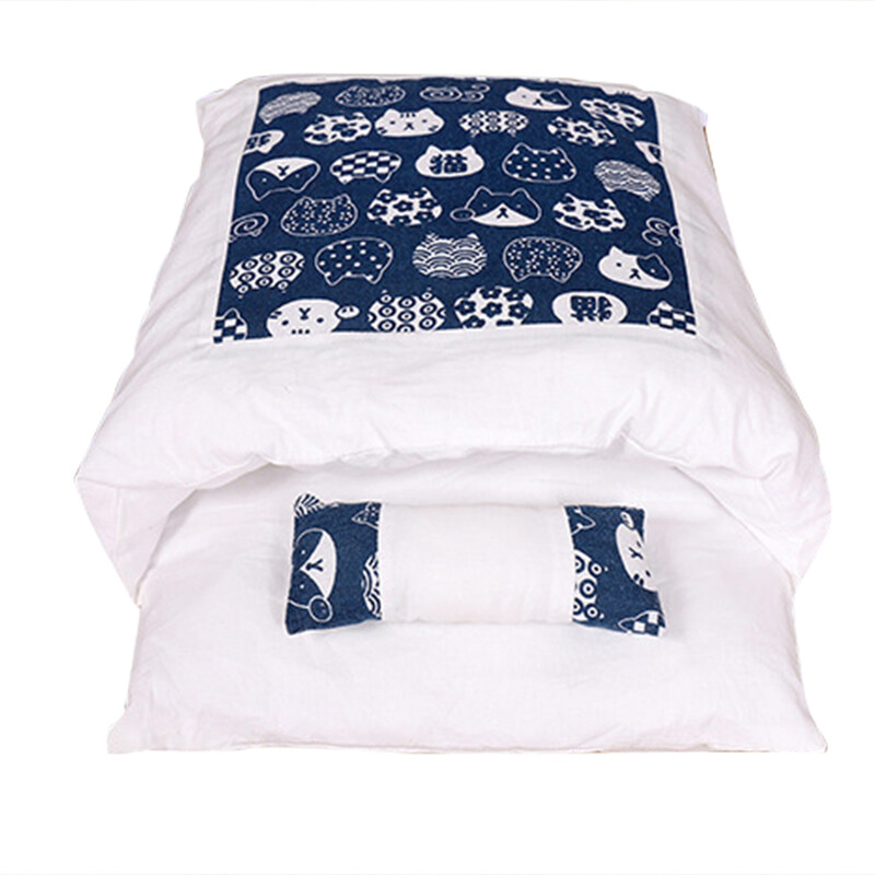 Jauna kaķu gulta dziļa miega alas Silts kaķu guļammaiss ziemas noņemams kaķu un suņu mājdzīvnieku mājas gulta ar spilvenu spilvenu mājdzīvnieku piederumi