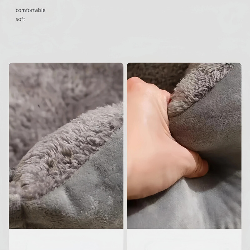 Deep Sleep Dog Bed Pet Warm Grosed t Kitten House Pet Sleep Deep Sleep Cd pentru câini Plush