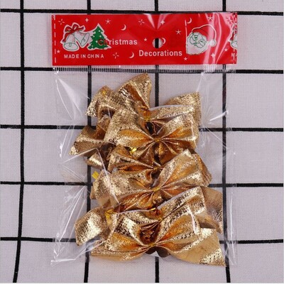 12 bucăți de Crăciun Decoratiuni de Crăciun pentru acasă, auriu, roșu, ornamente pentru pomi de Crăciun, Anul Nou 2024, consumabile pentru decor