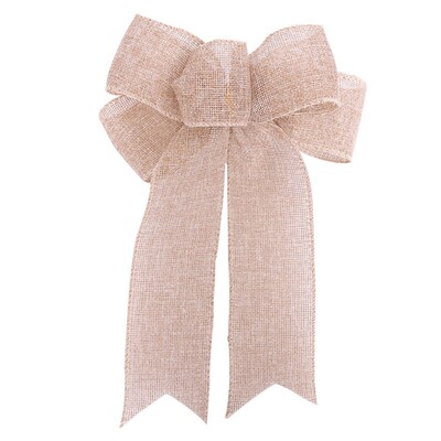 1PC lenjerie de decorare de Crăciun funde Decoratiuni de Crăciun lucrate manual Coronițe de decorare pentru blaturi de brad Decor pentru brad de Crăciun funde de pălării