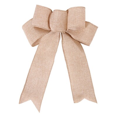 1PC lenjerie de decorare de Crăciun funde Decoratiuni de Crăciun lucrate manual Coronițe de decorare pentru blaturi de brad Decor pentru brad de Crăciun funde de pălării