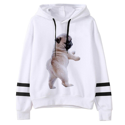 Pug hanorace femei stil coreean hanorace estetice femei îmbrăcăminte stil coreean