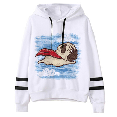 Pug hanorace femei stil coreean hanorace estetice femei îmbrăcăminte stil coreean