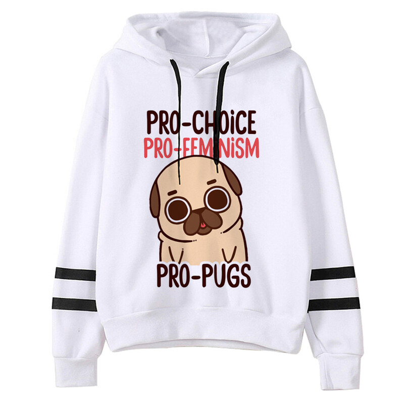 Pug hanorace femei stil coreean hanorace estetice femei îmbrăcăminte stil coreean
