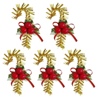 2024 új karácsonyfadísz Műkarácsonyi növény Karácsonyi akasztós dísz barkácsoláshoz karácsonyi koszorú esküvői dekorációhoz