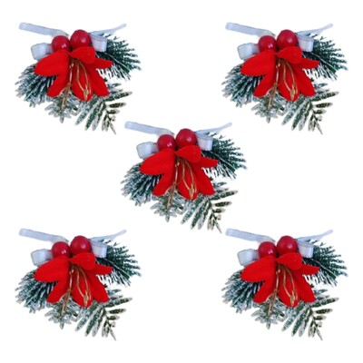 2024 új karácsonyfadísz Műkarácsonyi növény Karácsonyi akasztós dísz barkácsoláshoz karácsonyi koszorú esküvői dekorációhoz