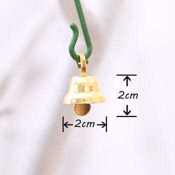 (10 бр./опаковка) Малки мини звънчета златни сребърни домашни любимци Висящи метални сватбени коледни аксесоари за занаяти Направи си сам