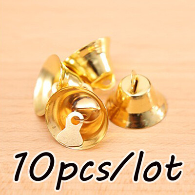 (10 kom/pakiranje) Mali mini zvončići Zlatni Srebrni Viseći metalni vjenčani božićni ukrasi za kućne ljubimce Dodaci za rukotvorine DIY