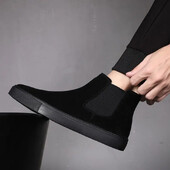 Muške čizme Neklizajuće ležerne crne muške cipele visoke kvalitete Vruće prodavane jeftine ponude Moda Trendy 2025 Retro dizajnerske ponude Y2k