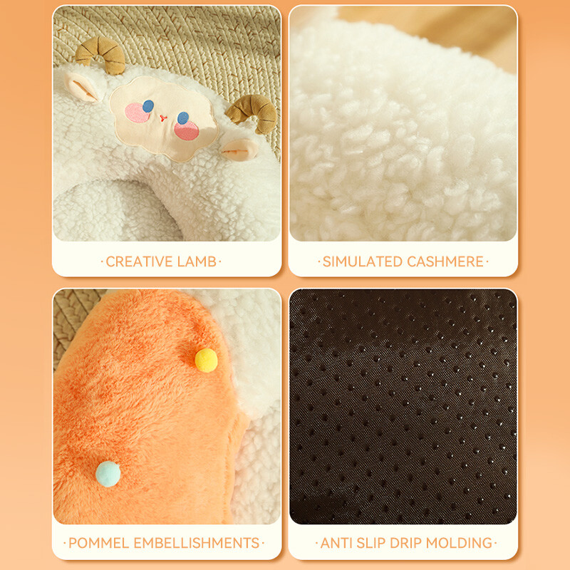 HOOPET Cuib rotund de pisici pentru interior Călduț Câini Covoraș moale Pisici Pat de dormit Canapea pentru cățeluș Pisicuțe Perne Coș Articole pentru animale de companie