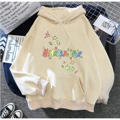 Visokokvalitetna nova modna ženska odjeća iz 2024. Pulover s kapuljačom s printom u srcu, ženski gornji dio trenirke od čistog pamuka