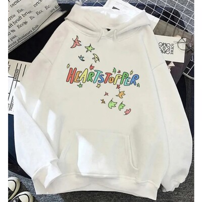 Visokokvalitetna nova modna ženska odjeća iz 2024. Pulover s kapuljačom s printom u srcu, ženski gornji dio trenirke od čistog pamuka