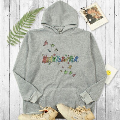 Visokokvalitetna nova modna ženska odjeća iz 2024. Pulover s kapuljačom s printom u srcu, ženski gornji dio trenirke od čistog pamuka