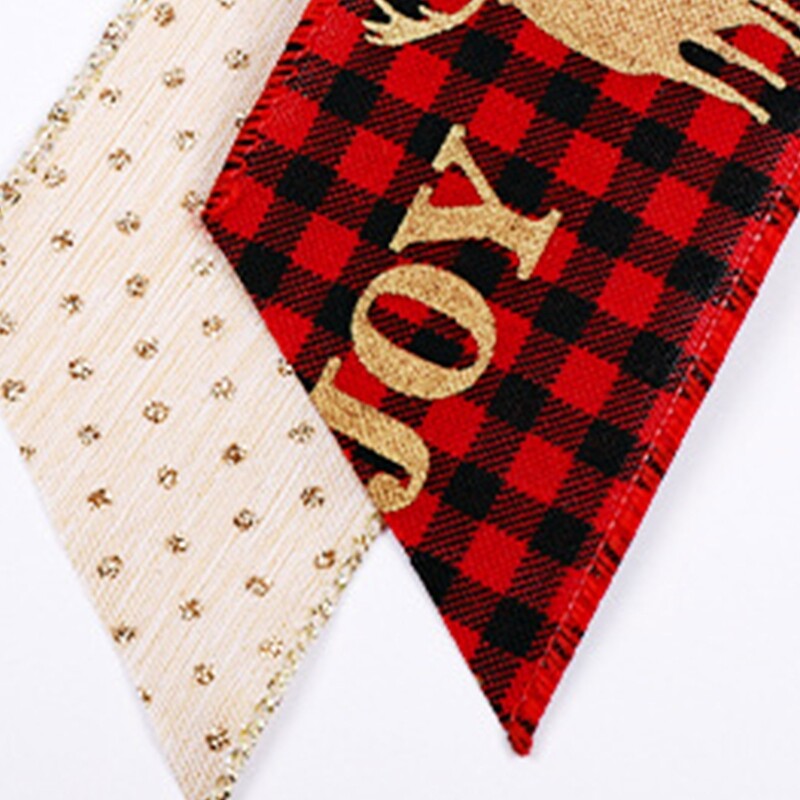 Božićne mašne za vijenac 9 in 15 in Veliki rustikalni dekor seoske kuće Ukrasi za drvce za vjenčanje Blagdanska zabava 270F