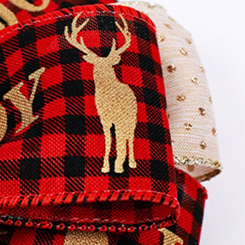 Božićne mašne za vijenac 9 in 15 in Veliki rustikalni dekor seoske kuće Ukrasi za drvce za vjenčanje Blagdanska zabava 270F