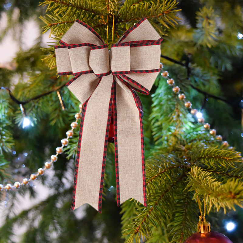 Nine Ears Crvene rozete Mašne Ukrasi Mašne 41*24CM Potrepštine za svečane zabave Novo za Noć vještica Dekoracija za vrata