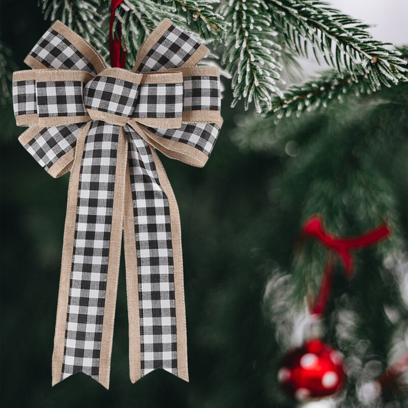 Nine Ears Crvene rozete Mašne Ukrasi Mašne 41*24CM Potrepštine za svečane zabave Novo za Noć vještica Dekoracija za vrata