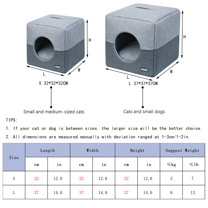 Četru sezonu vispārējā audzētava daļēji slēgta kaķu ligzda kvadrātveida daudzfunkcionāla kaķu ligzda suņu paliktnis silts mājdzīvnieku ligzdas paliktnis