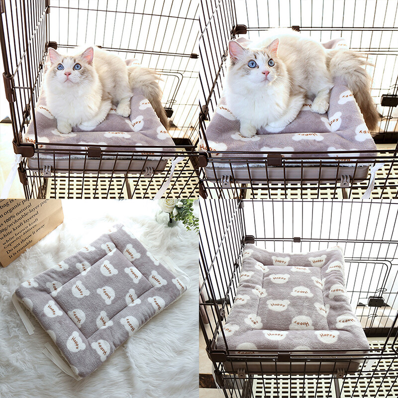 Pat moale pentru câini flanel îngroșat pătură de dormit pat pentru cățeluș câine pisică pernă canapea covoraș pentru canisa iarna caldă pentru animale de companie covoraș