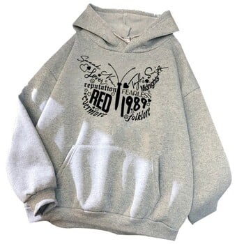 Taylor Midnight Hoodie Vote Music Printed Cotton Hoodie για άνδρες και γυναίκες για φθινόπωρο και χειμώνα Plus μόδας κασμίρ Ζεστό κουκούλα