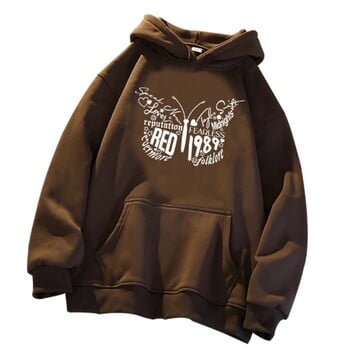 Taylor Midnight Hoodie Vote Music Printed Cotton Hoodie για άνδρες και γυναίκες για φθινόπωρο και χειμώνα Plus μόδας κασμίρ Ζεστό κουκούλα