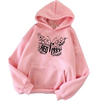 Taylor Midnight Hoodie Balsojuma mūzikas apdrukāta kokvilnas kapuce vīriešiem un sievietēm rudens un ziemas plus kašmira modes silta kapuce