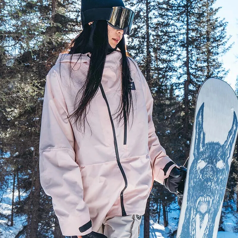 2025. Nove zimske čvrste jakne za skijanje na otvorenom, žene, muškarci, otporne na vjetar, vodootporne, prozračne, skijaške kapute za odrasle, s patentnim zatvaračem, snježne kapute