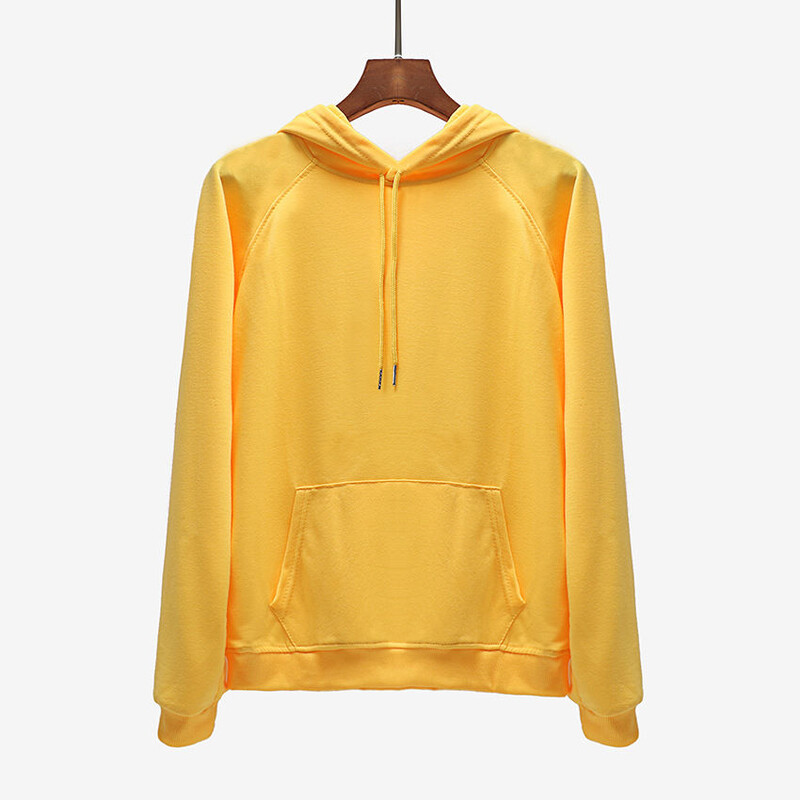 Jauns pavasara rudens apģērbs Divslāņu cepure plāns mētelis brīvs vienkrāsains sieviešu džemperis Pulovers melns kapuces ķengura kabata