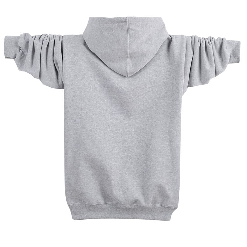 Moda Toamnă Iarnă, 95% bumbac, cu fermoar, cu glugă, pentru femei și bărbați, cu fermoar, haină lungă din catifea, cu glugă, albastru