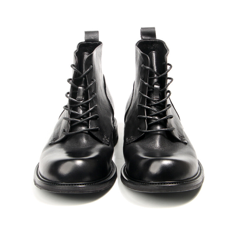 Briti meeste kingad Chelsea saapad Plokk lühikesed saapad HighTop kingad Vintage esimese kihi veisenahast käsitsi valmistatud saapad lühikesed saapad a092