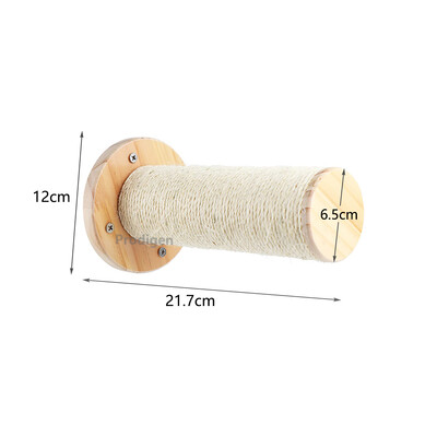 Kasside ronimisriiul seinale kinnitatav neljaastmeline trepp koos sisal-kraapimispostiga kassidele Tree Tower Platvorm hüppav lemmikloomamööbel