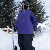 Tople jakne za skijanje otporne na vjetar 2025. Zima 3L Nove široke debele kapute za skijanje na otvorenom Gornje odjeće za snijeg Ženske Muške