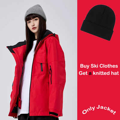 Jachetă de schi 2025 Jachetă de sport Jachetă de zăpadă Topuri de zăpadă Îmbrăcăminte de snowboard pentru adulți Iarnă cuplu lejer respirabil îmbrăcăminte caldă de schi pentru femei