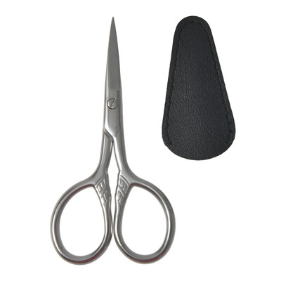 1 db rozsdamentes acél kis kozmetikai olló szemöldökvágás hegyes kerek fej kis olló szakáll borotválkozás szépség olló