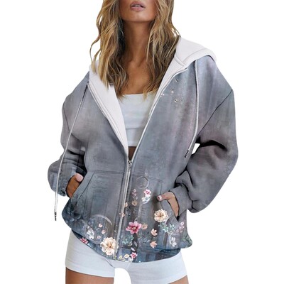 Stație independentă Transfrontalieră Moda Fermoar Toamnă liberă 3D Digital Nou hanorac Producător Vânzări directeMC4