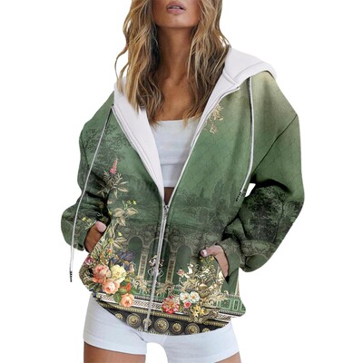 Stație independentă Transfrontalieră Moda Fermoar Toamnă liberă 3D Digital Nou hanorac Producător Vânzări directeMC4