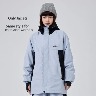 Snowboarding Odjeća s kapuljačom Gornji kaput Zima Topla 2025 Jakne za snijeg Ženske široke muške Vjetrootporne Vodootporne Skijaške snježne majice