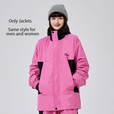 Snowboarding Odjeća s kapuljačom Gornji kaput Zima Topla 2025 Jakne za snijeg Ženske široke muške Vjetrootporne Vodootporne Skijaške snježne majice