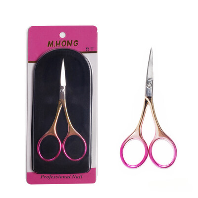 Retro škare za uljepšavanje od nehrđajućeg čelika Šminka Uređivanje obrva Trimer za trepavice u nosu Uklanjanje dlačica s lica Škare za nokte Alat za nokte