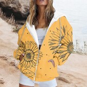 Majice za žene Hoodie s patentnim zatvaračem Ženske majice s dugim rukavima Jesenska odjeća Prevelike majice s kapuljačom Ležerne modne jakne Y2k Odjeća