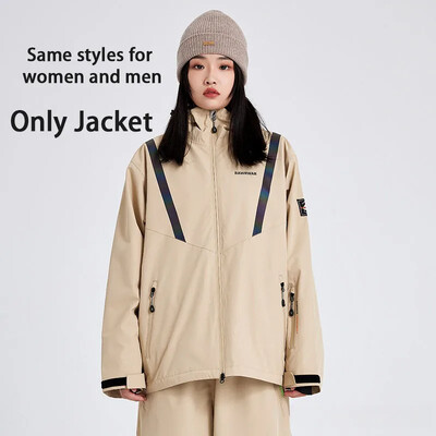 Ženske 2025. Nove skijaške jakne za vanjsku upotrebu, otporne na vjetar, vodootporne skijaške gornje odjeće, muške zimske tople sportske jakne za daskanje na snijegu