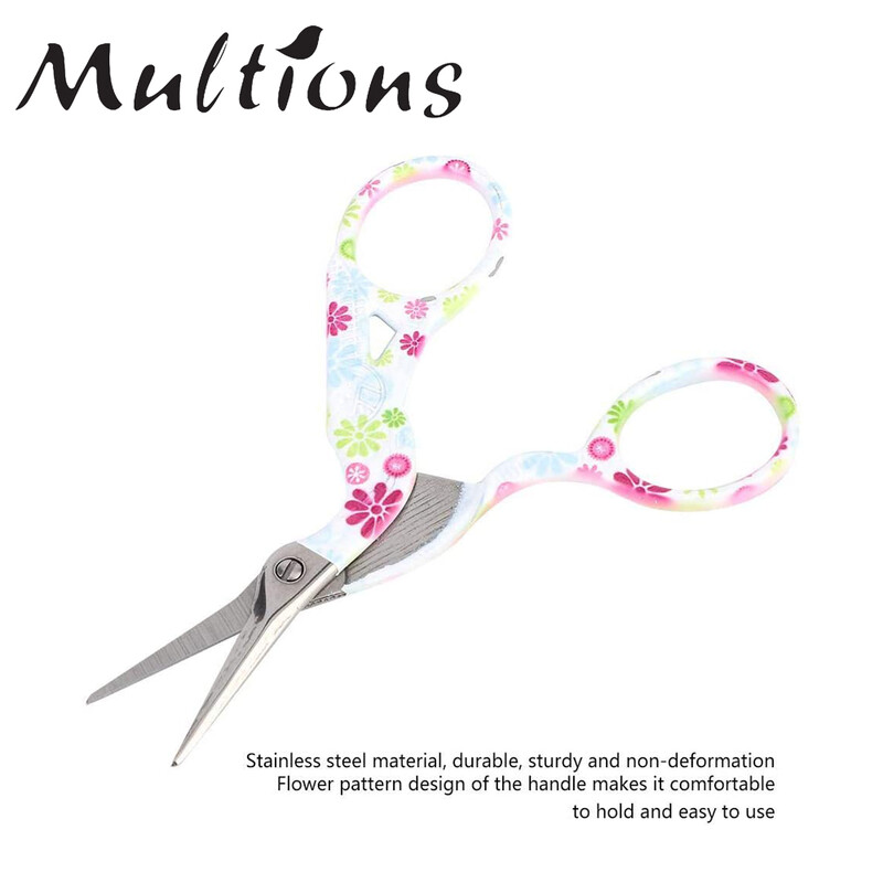 Vintage Stork šūšanas šķēres nerūsējošā tērauda izšūšanai un šūšanas šķēres audumiem drēbnieka šķēres DIY rokdarbu instrumenti